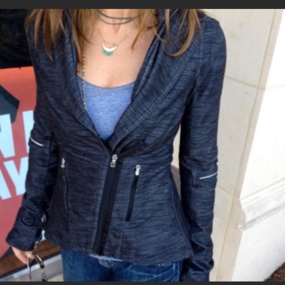 💙LULULEMON RIDE ON BLAZER/JACKET-DEEP INDIGO, 8